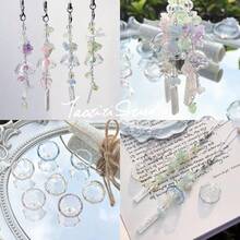 Dreamy Transparent Jellyfish Wind Chime Pendant Loose Beads Beads As Accessories Keychain Bag Hanging Pendant Jewelry - 金魚氣泡水一 - 查看 3