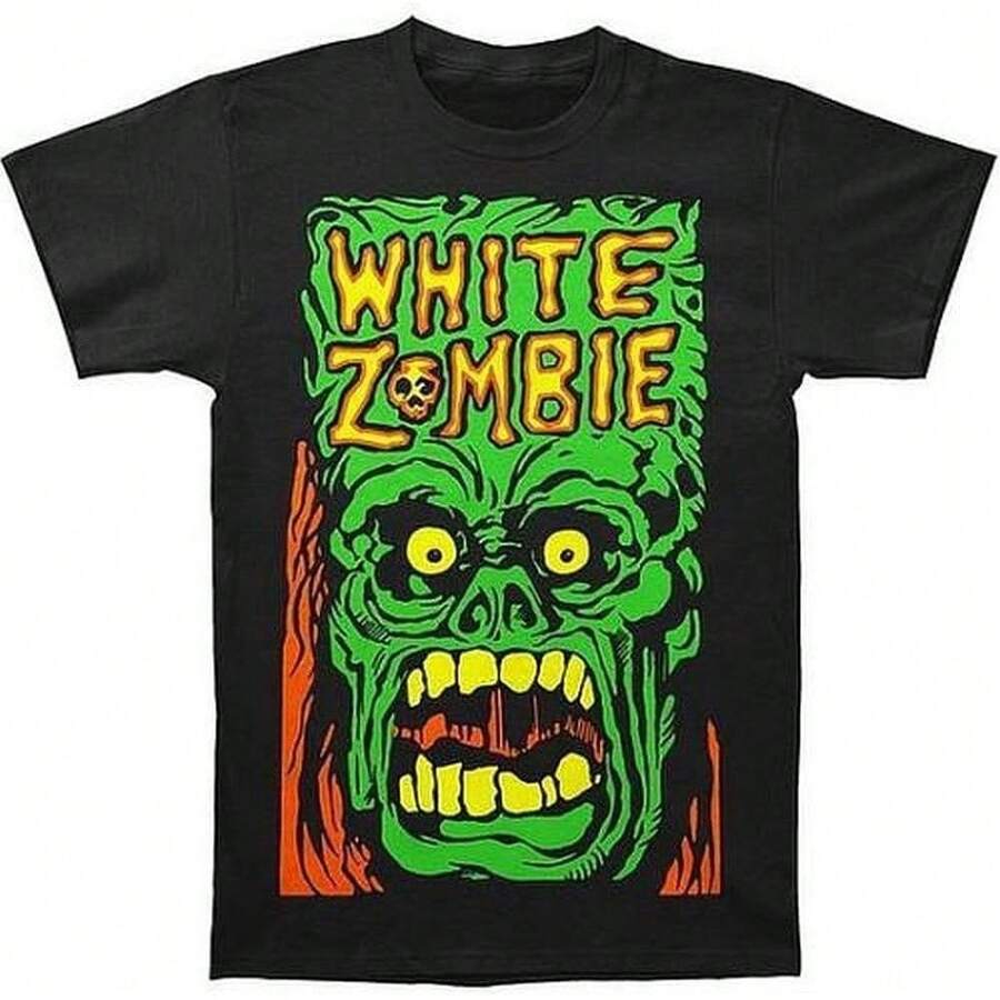 White Zombie - Camiseta Monster Yell para Hombre en Negro, Talla: Extra Grande, Color: Negro - Negro - Ver 1