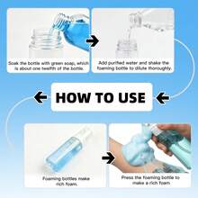Bộ dụng cụ chuyển hình xăm, bao gồm xà phòng xanh, gel chuyển hình xăm, chai tạo bọt và giấy chuyển hình xăm, dụng cụ chuyển hình xăm, vật tư và phụ kiện xăm hình. - Xem 3