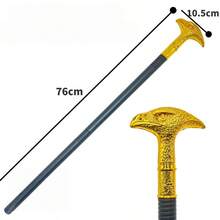 Quyền trượng đầu lâu mới, gậy chống đầu sư tử bằng nhựa, đạo cụ hóa trang cosplay cho tiệc hóa trang - Nhiều màu - Xem 7