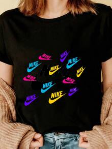 Women T-Shirts - Black - View 3