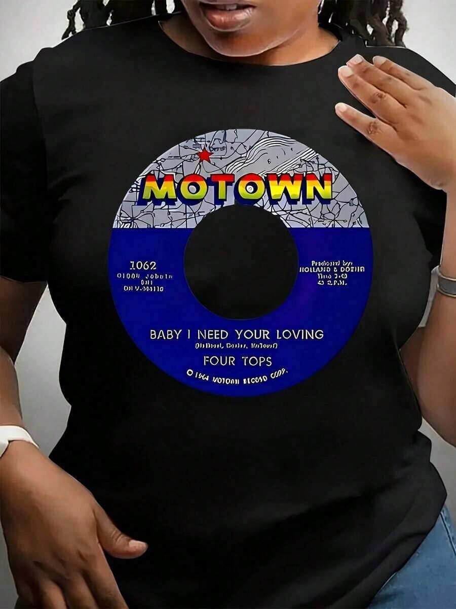 1 Vintage T-Shirt Featuring Teena Marie's "It Must Be Magic" Album Cover - 80s R&B Music Merchandise With Teena Marie Portrait And Song Titles, Retro Soft Texture Print T-Shirt, Unisex Short Sleeve Crew Neck T-Shirt For Men And Women, Comfortable Casual Wear For Adult Fans, 180g 100% Cotton, Designs Are Printed. Unisex. - 黑色 - 查看 1