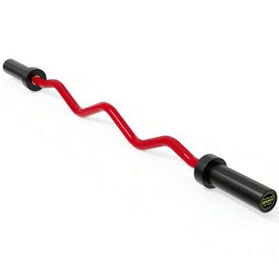 Beaully 47 Inch EZ Curl Bar For 2 Inch Plates, Angled Weight Bar With Diamond Knurling, 28mm Grip And Needle Bearings For Biceps Triceps Strength Training Home Gym,700lbs