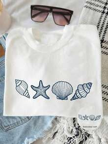 Women T-Shirts - White - View 5