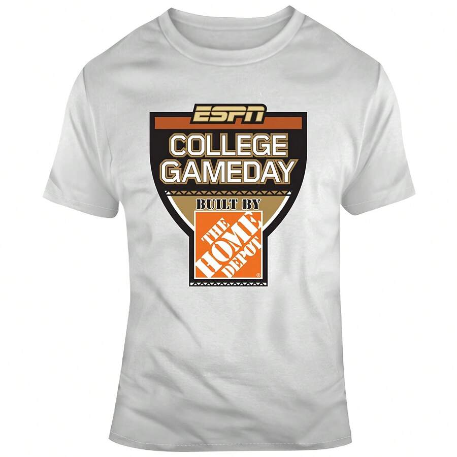 Espn College Gameday Football Fan Cool Essential Gift T Shirt - White - View 1
