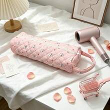 1 Túi đựng máy sấy tóc cỡ lớn họa tiết hoa, túi cuộn đựng máy uốn tóc, túi đựng đồ du lịch tiện dụng, vỏ bảo vệ dụng cụ làm tóc nhẹ cho máy sấy tóc, máy uốn tóc, máy duỗi tóc, máy ép tóc, máy dập sóng tóc, kẹp tóc, dây buộc tóc, lược, kéo cắt tóc. - Nhiều màu - Xem 18