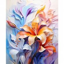 16"X20" 花卉風景數位油畫套裝，適合成人與初學者，DIY 壓克力顏料組，居家裝飾手工藝，教師節、生日、父親節、聖誕節、母親節、情人節理想禮物 - 花油畫 - 查看 20