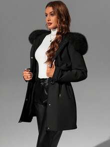 Risissida Women's Autumn Casual Jacket - Lightweight, Pocket Design, Comfortable For Daily Wear - Black - View 6