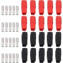 NEW 20x ANDERSON POWERPOLE RED And BLACK 30 AMP PLUGS+ 20 MARINE QUALITY CONNECTOR - Star - View 1