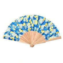 1 chiếc quạt xếp gỗ chanh, thích hợp làm quà tặng cho các bữa tiệc, sinh nhật, đám cưới, khiêu vũ, lễ hội âm nhạc, ngày của Mẹ. - A - Xem 11