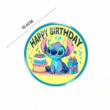 50pcs Cartoon Style Tableware Set [7 Inch Paper Plates, 9 Inch Paper Plates, Napkins, Paper Cups] - 10 Person Party Set, Suitable For Birthday Party, Wedding, Theme Party, Family Picnic, Back To School Season - Multicolor - View 10