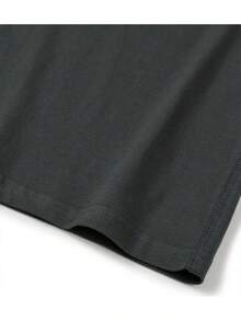 Tops de Verano - Camiseta Casual de Verano con Mangas Cortas y Cuello Redondo para la Escuela - Top Cómodo de Microelástico para Mujer 100% Algodón - Negro - Ver 4