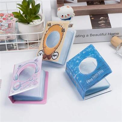 INS Photo Album 3 Inch Photocard Holder  Idols Cards Collect Book 40 Pockets For Mini  Photos