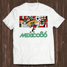 Camiseta de fútbol de la Copa Mundial de México 86, años 80 y 90, con la bandera de Argentina, el meme más vendido, el mejor regalo, C1523220 gCamiseta de algodón puro de alta densidad de . Experimenta una suavidad increíble que te acompañará todo el día. Confeccionada con algodón puro de alta densidad de 220 g, esta camiseta ofrece una sensación suave y estructurada para todo, desde el trayecto diario al trabajo y las sesiones de gimnasio hasta las relajantes vacaciones. Ropa De Mujer / Ropa De Mujer De Uso Diario / Blusas, Camisas Y Camisetas De Mujer / Camisetas De Mujer Ropa Deportiva Basicos Mujer Short Playeras Para Hombre - Blanco - Ver 8