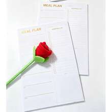 1pc Large Meal Planner Pad - Weekly Planner With Tear-Off Shopping List And Fridge Magnet - Family Dinner Menu And Meal Prep Organizer, Suitable For Home, Kitchen, Parents And Health-Conscious - A - View 6