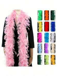 1 pièce - Plumes d'autruche artificielles de 12-14 pouces, plumes blanches pour décoration de vase, mariage, fête, artisanat, ornements DIY - A - Voir 4