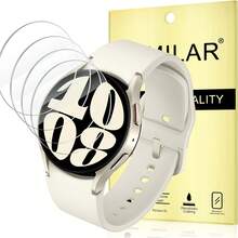 4pcs Tempered Glass Screen Protector, Suitable For Samsung Galaxy Watch 7 40mm/44mm/47mm, High Definition Clear, Sensitive Touch, Waterproof, Smooth Bubble-Free - 4pcs, Transparent - View 2