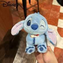 1pc Disney Stitch Plush Swim Ring Doll, Beach Doll Backpack Accessory, Birthday Gift, Party Favor, Souvenir - Sky Blue - View 7