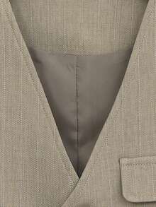 Young Boys 2pcs Set Exquisite Young Boy Formal Wear Vest + Shorts Suit Set Gentleman Style Spring Autumn Summer - Khaki - View 7