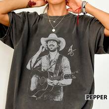 Riley Green Country Music Vintage Comfort ColorsA Shirt - Black - View 1