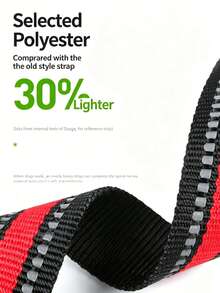 2pcs Reflective Dog Harness And 1.5m Leash, Breathable Pet Harness, Suitable For Small, Medium, Large Dogs And Cats, Anti-Pull Reflective Dog Harness Set, Large Dog Harness And Leash Set - Red - View 7