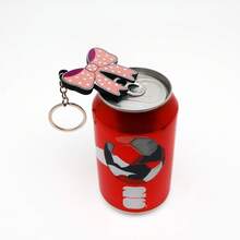 Cute Bow/Gift Can Opener Keychain, Portable Soda Beer Can Opener, Easy Pull Ring Tool, Outdoor Camping Mini Beverage Opening Tool, Perfect Gift For Girls, Cute Bag Decoration For Daily Use - View 2