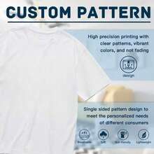 Cotton T-Shirt With Circus Clown Design - Halloween And Birthday Costume With Suspenders, Bow Tie And Flowers - Funny Gift, Grandad (Size XXXL) Classic Cotton Basic Shirt, Easy To Match With Various Styles - 白色 - 查看 3