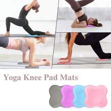 2pcs Random Color Silicone Yoga Mat, Non-Slip Cushion Support Pad, Lightweight Knee Support, Suitable For Yoga, Pilates And Ground Exercises, Reusable Sports Accessory - Yoga Kneeling Mat - View 6