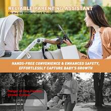 Soporte magnético ajustable y giratorio para teléfono, para cinta de correr, bicicleta, carrito de golf, volante, cochecito, rotación de 360°, agarre fuerte, adecuado para iPhone 16 15 14 13 12 y todos los teléfonos, regalo del Día de la Madre - Multicolor - Ver 3