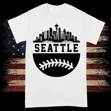 Custom Shirt Single Sided Printing - White - View 1