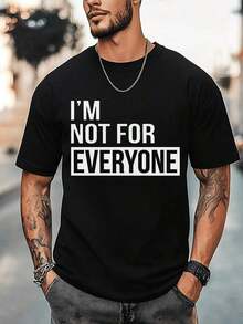 Camiseta de Hombre de Cuello Redondo y Manga Corta de 220 Gramos, Patrón de Impresión Creativa, Diseño Simple, Proceso de Tejido, Suave y Cómoda, Adecuada para Uso en el Campus, Reuniones de Fiesta, Uso Diario, Una Buena Elección para Familia y Amigos - Azul - Ver 12