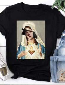Unisex T-Shirt Inspired By No Doubt, 90s Music T-Shirt, Bold And Grungy Graphic Tee, Gift For Alternative Rock Band Fans,  Lyric T-Shirt - 白色 - 查看 11