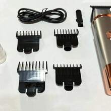 Men's Hair Clipper With LCD Display - BLUE - View 8