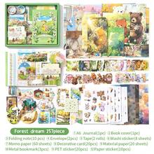 Bộ văn phòng phẩm chủ đề gấu dễ thương, bao gồm sổ tay, sticker, vật liệu làm album ảnh và hộp quà. - 1 Set - Xem 14