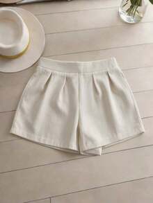 Conjunto de 2 piezas de mujer tejido a rayas de estilo elegante para el verano - Albaricoque 3 - Ver 5