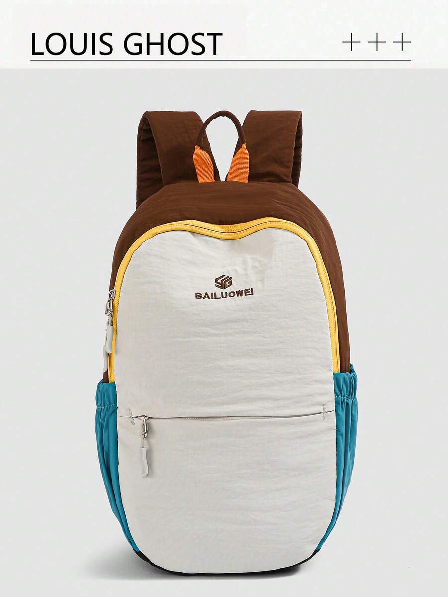 [Lightweight Contrast Color Backpack] Suitable For Urban Commuting, Weekend Getaways, Short-Distance Travel, Hiking, Trekking, Cycling Exploration... It Is Both A Vibrant Accent For Your Workplace And A Professional Companion When Exploring Nature.