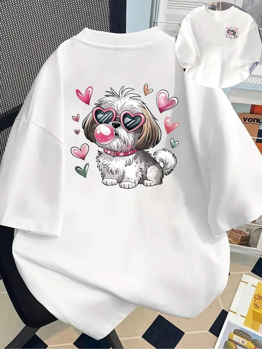 Plus Size T-Shirts - White - View 1