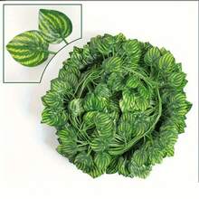 Artificial Green Ivy Leaf Rattan Creeper Leaves Vine Hanging Garland DIY Fake Flowers Plants For Garden Wedding Party Home Decor - 西瓜 - 查看 12