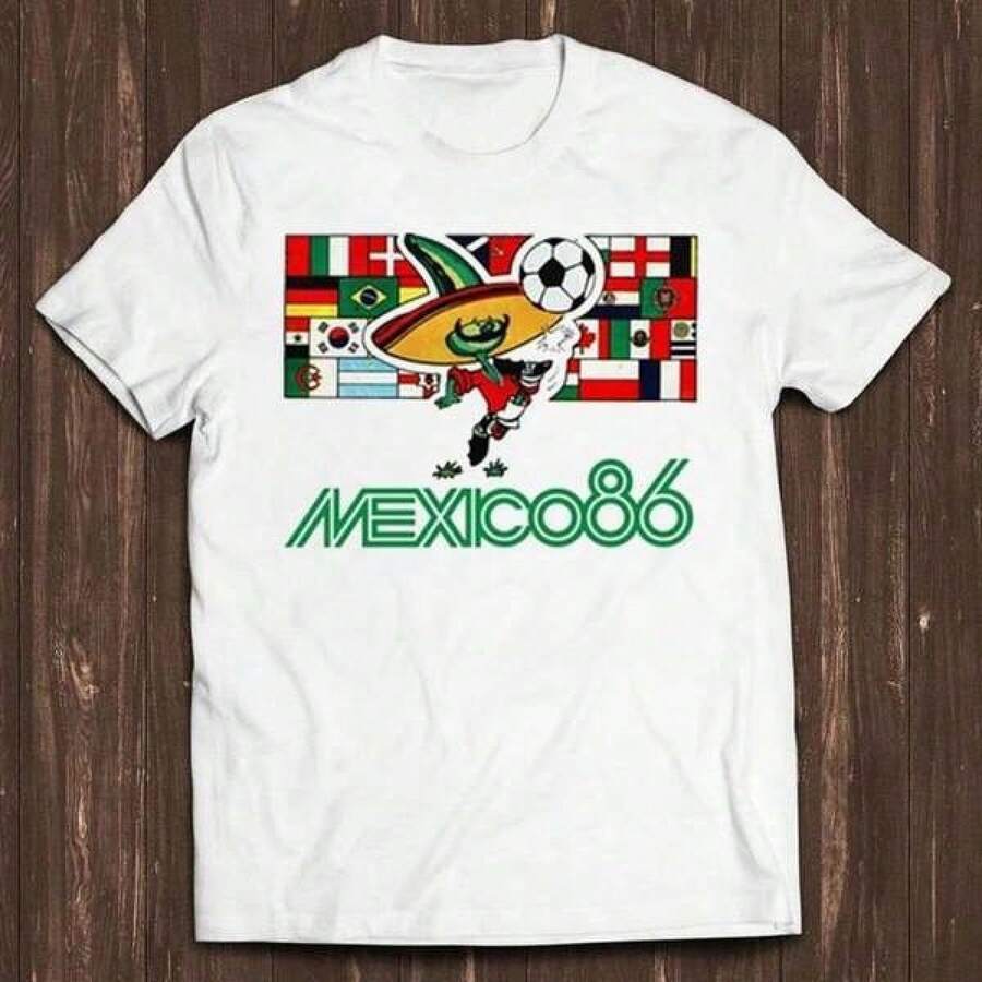 Camiseta de fútbol de la Copa Mundial de México 86, años 80 y 90, con la bandera de Argentina, el meme más vendido, el mejor regalo, C1523220 gCamiseta de algodón puro de alta densidad de . Experimenta una suavidad increíble que te acompañará todo el día. Confeccionada con algodón puro de alta densidad de 220 g, esta camiseta ofrece una sensación suave y estructurada para todo, desde el trayecto diario al trabajo y las sesiones de gimnasio hasta las relajantes vacaciones. Ropa De Mujer / Ropa De Mujer De Uso Diario / Blusas, Camisas Y Camisetas De Mujer / Camisetas De Mujer Ropa Deportiva Basicos Mujer Short Playeras Para Hombre - Blanco - Ver 1