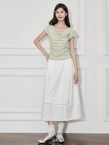 Women Tops - Green - View 3