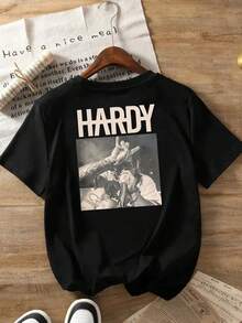 Plus Size T-Shirts - Black - View 2