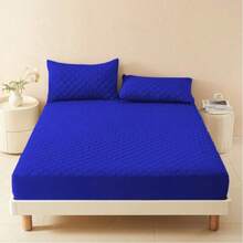 Waterproof Mattress Protector (Single, Standard, Queen, King) - Various Colors - 藍色 - 查看 7