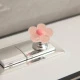 Toilet Flush Button [pink Flower] 1 Piece