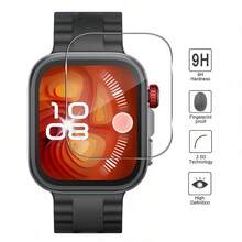 4pcs Screen Protector - 9H Hardness Anti-Scratch, Ultra-Clear Display, Anti-Fingerprint Coating, Full Coverage, Bubble-Free, Tempered Glass Material, Protect Watch From Scratches And Wear, Transparent Color, Suitable For Watch Fit 4 Pro, Ideal For Tech Enthusiasts And Outdoor Sports Lovers. - 4pcs, Transparent - View 4