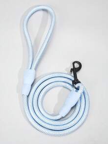 1 chiếc dây dắt chó mèo tròn màu xanh nhạt - Màu xanh nhạt - Xem 2