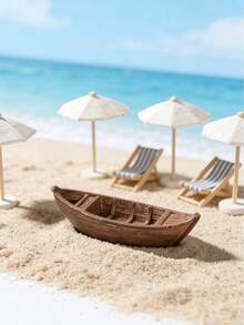 1 buah/5 buah/10 buah Dekorasi Perahu Terapung Kreatif, Cocok Untuk Taman Luar Ruangan, Halaman, Kolam Renang, Danau, Kolam Ikan, Akuarium, Tangki Ikan, Pantai dan Lanskap Bonsai, Dekorasi Kantor Rumah, Sempurna Untuk Dekorasi Liburan Musim Semi dan Musim Panas - A - View 3