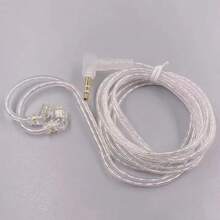 Cáp tai nghe KZ OFC mạ bạc nâng cấp 3.5mm 2pin có micro (tùy chọn), cáp T8 nâng cấp điều chỉnh điện tử 8 cấp độ 0.78mm 2pin phù hợp với tai nghe có dây KZ. - Xem 11
