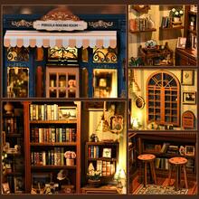 DIY Book Nook Kit, 3D Wooden Puzzle Miniature House Bookshelf Decor, Handmade Gift For Adults & Teens, Friends, Ideal Gift For Birthday, Holidays, Age 14+ (Pergola Reading Room) - Pergola Reading Room - View 9