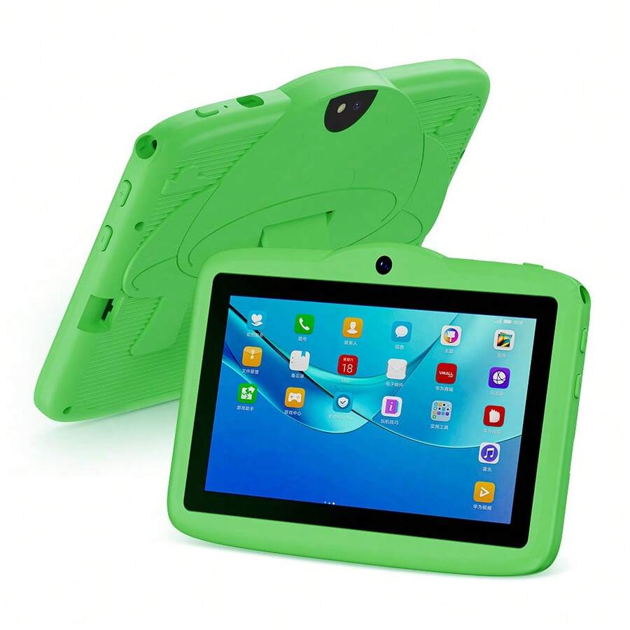 7-Inch Kids Tablet, 64GB Storage And 4GB RAM, Android 13.0 OS, 1280X800 IPS Resolution, With Parental Control, Educational Apps, Dual Cameras And Shockproof Protective Case - Multicolor - View 1