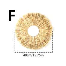 2 chiếc/1 chiếc Giỏ treo tường dệt thủ công, Giỏ trang trí tường bằng mây tre đan theo phong cách Boho mộc mạc, Thích hợp cho gia đình, nhà bếp, trang trại, bàn, phòng khách, nghệ thuật treo tường độc đáo - Nhiều màu - Xem 14